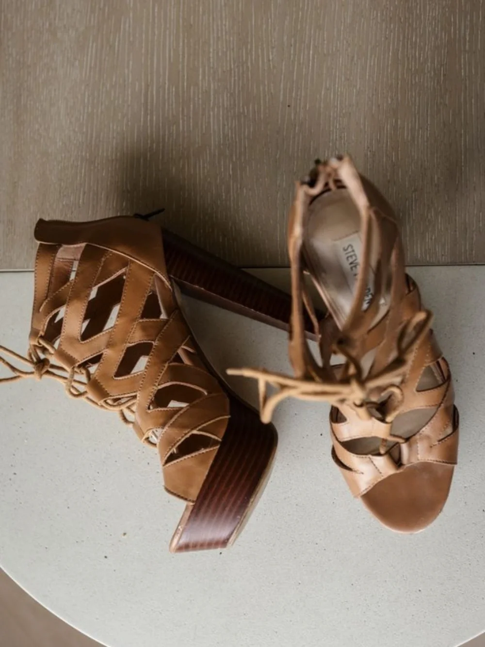 Steve Madden Lace-up Platform Heels